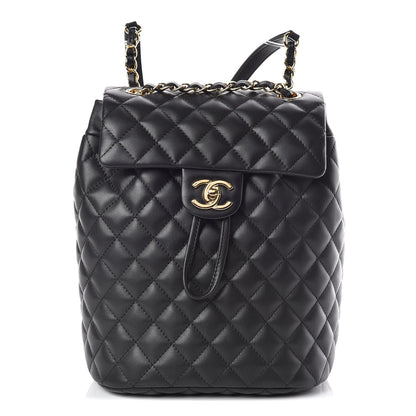 Chanel Lambskin Quilted Small Urban Spirit Backpack Black 1 of 9