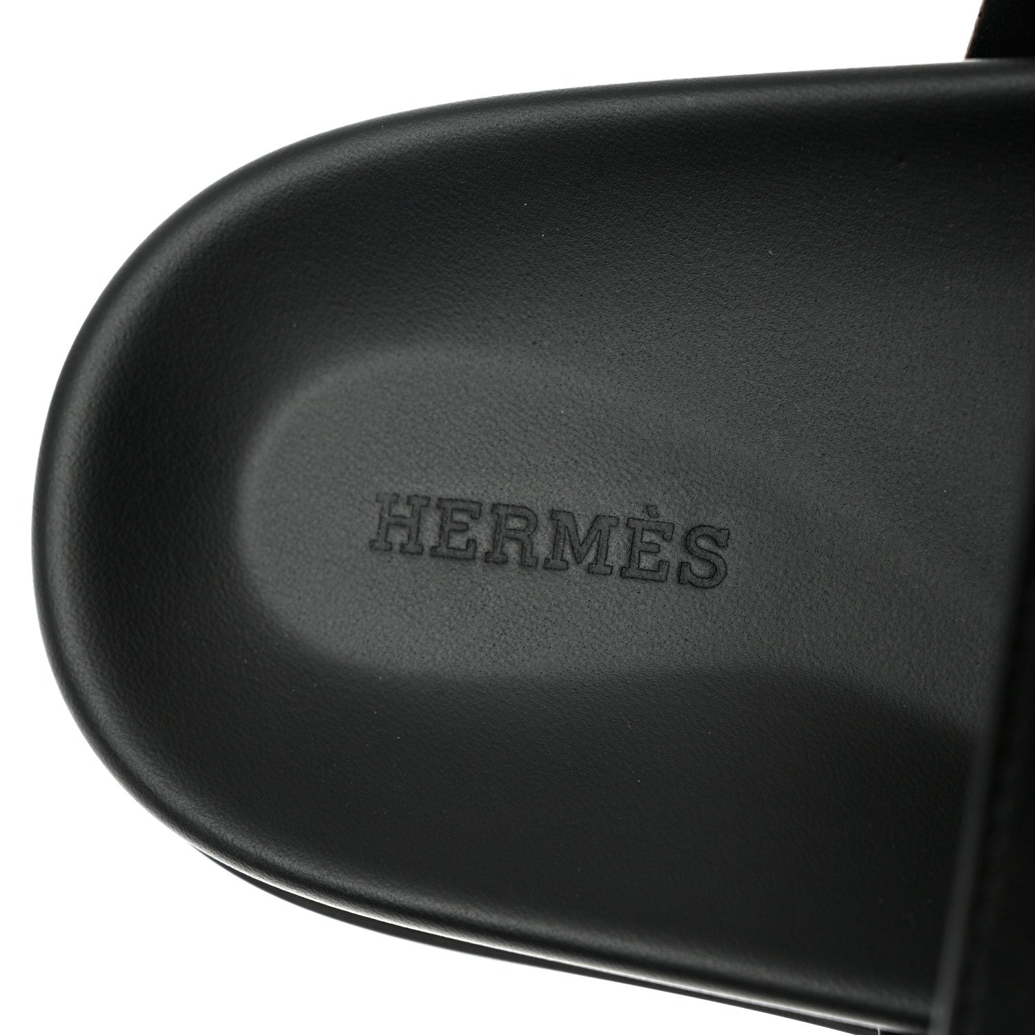 Hermes Calfskin Womens Chypre Sandals 41 Black Gold 7 of 10