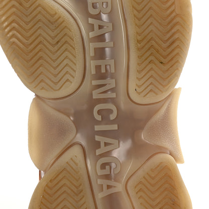 Balenciaga Fabric Mesh Clear Sole Womens Triple S Sneakers 39 Nude 7 of 10
