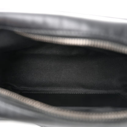 Gucci Calfskin Matelasse Monochrome Small GG Marmont Chain Shoulder Bag Black 5 of 10