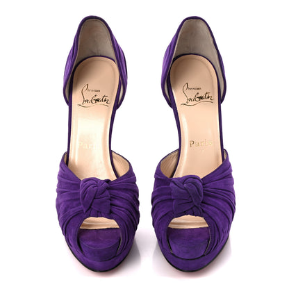 Christian Louboutin Suede Greissimo 120 Pumps 39 Purple 2 of 8