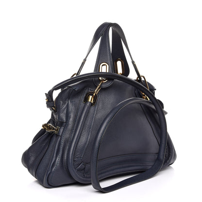 Chloe Calfskin Medium Paraty Navy 3 of 8