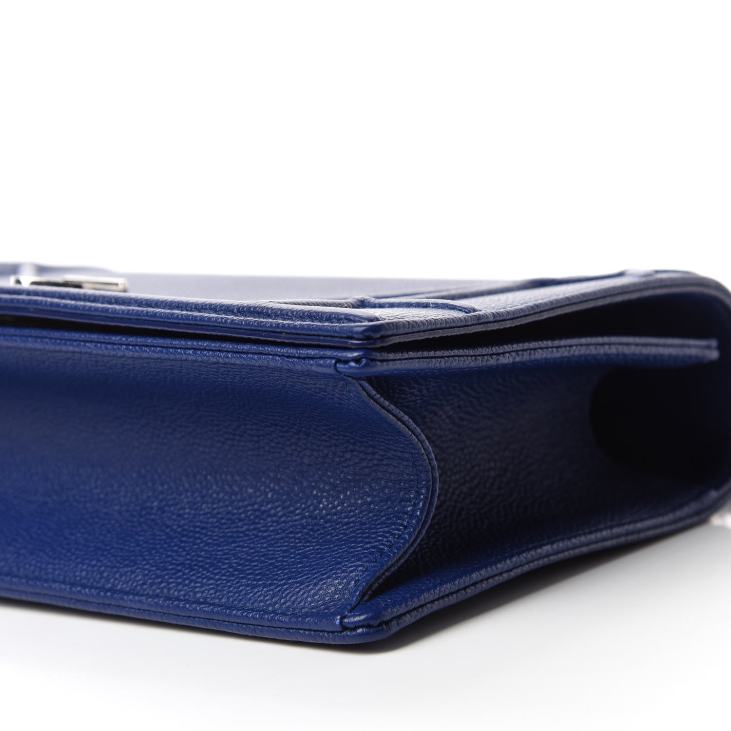 Christian Dior Grained Calfskin Medium Diorama Flap Bag Bleu De Minuit 7 of 13