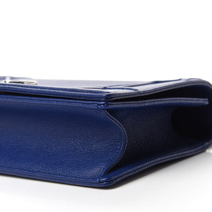 Christian Dior Grained Calfskin Medium Diorama Flap Bag Bleu De Minuit 7 of 13