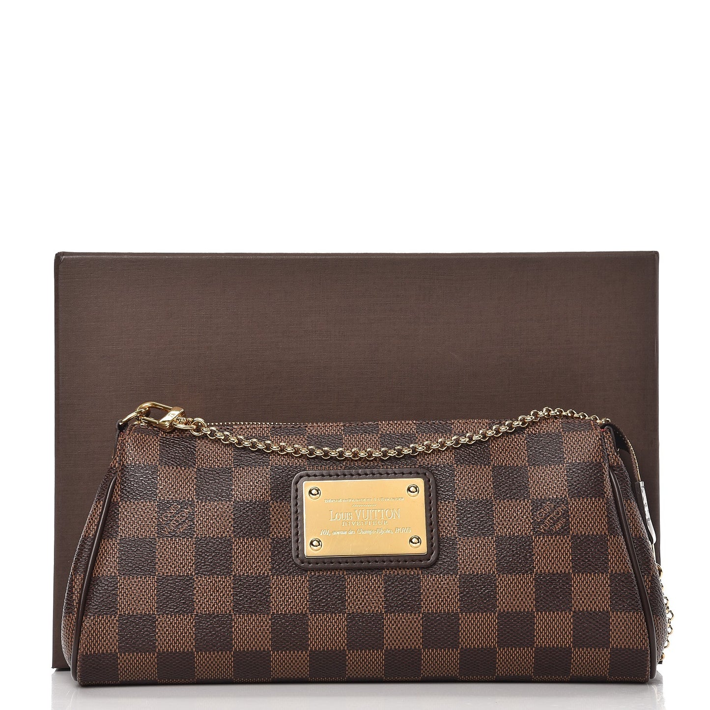 Damier Ebene Eva Clutch