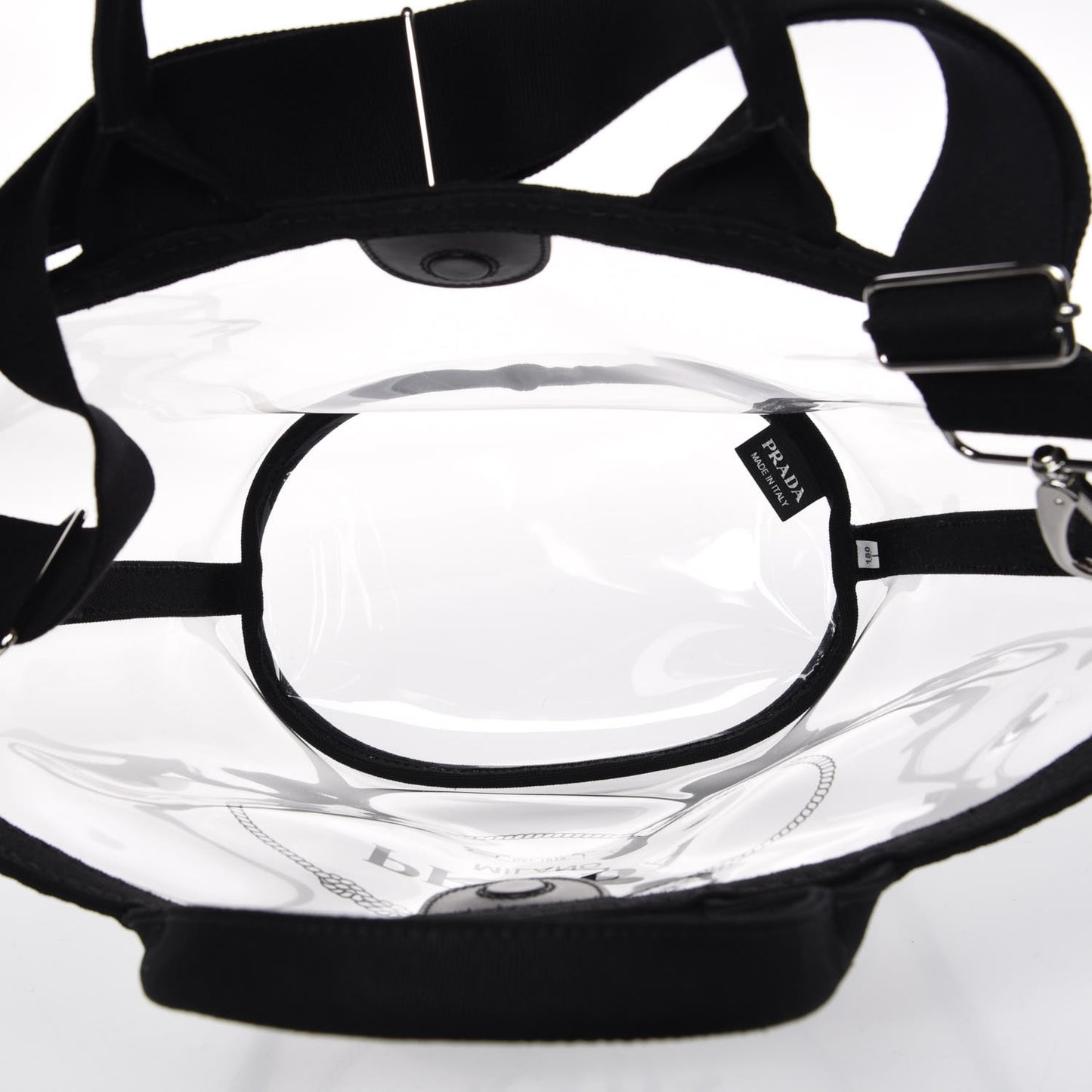 Plexiglass Canapa Small Shopper Tote Black