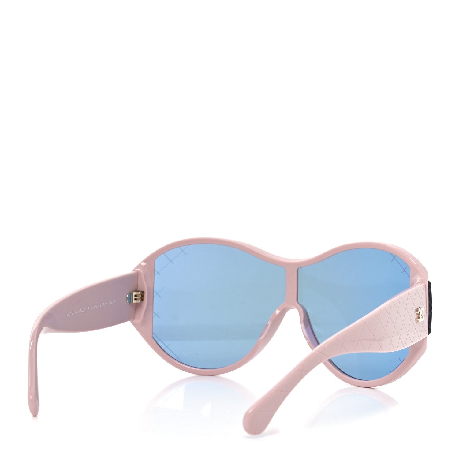 Chanel Acetate Shield Sunglasses 71476A Pink 4 of 6