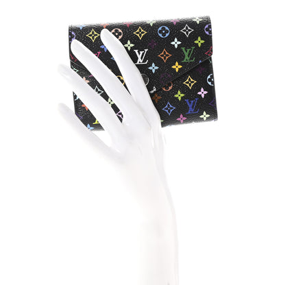 Louis Vuitton LV x TM Monogram Multicolor Victorine Wallet Black 2 of 6