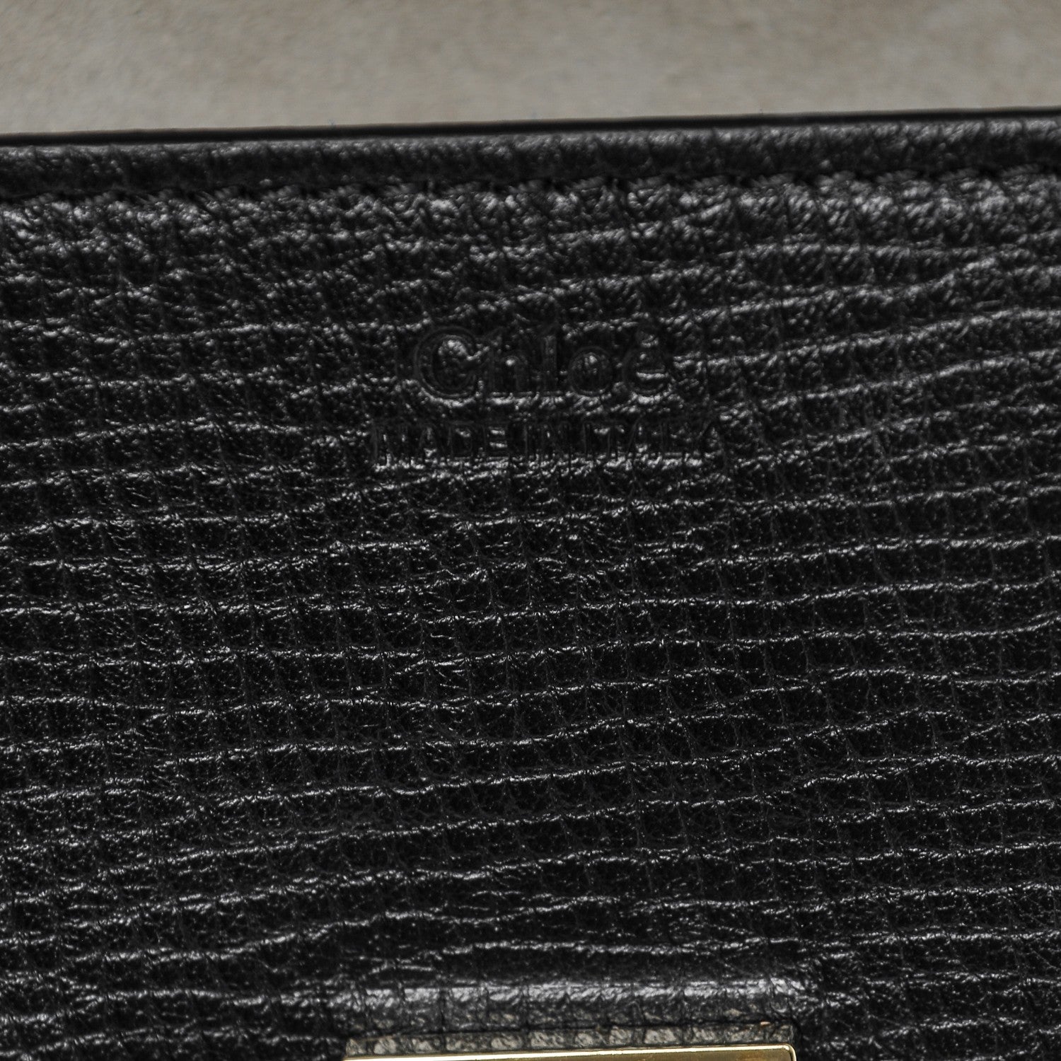Chloe Grained Calfskin Lambskin Mini Bi-Color Drew Shoulder Bag Black Powder Beige 6 of 11
