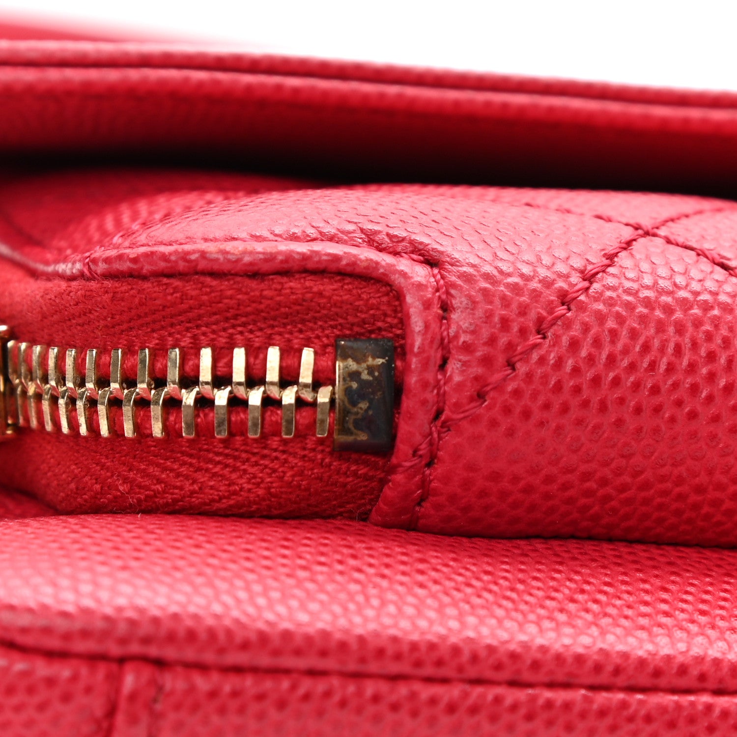 Chanel Caviar Quilted Small Business Affinity Flap Red 14 of 14