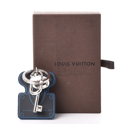 Louis Vuitton Calfskin S Lock Bag Charm Key Holder Silver 8 of 8