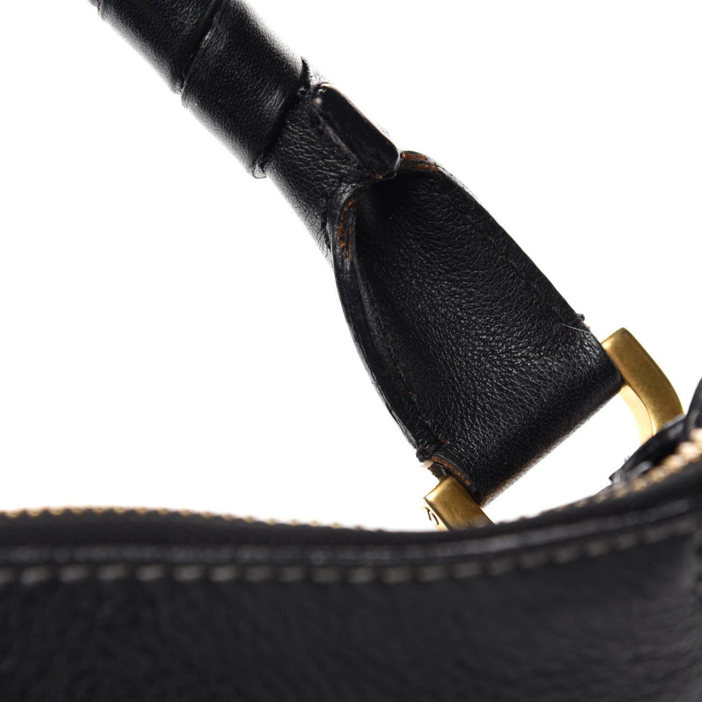 Calfskin Large Marcie Hobo Black