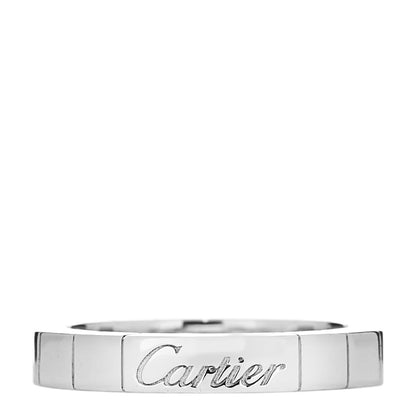 Cartier 18K White Gold Lanieres Ring 47 4 1 of 5