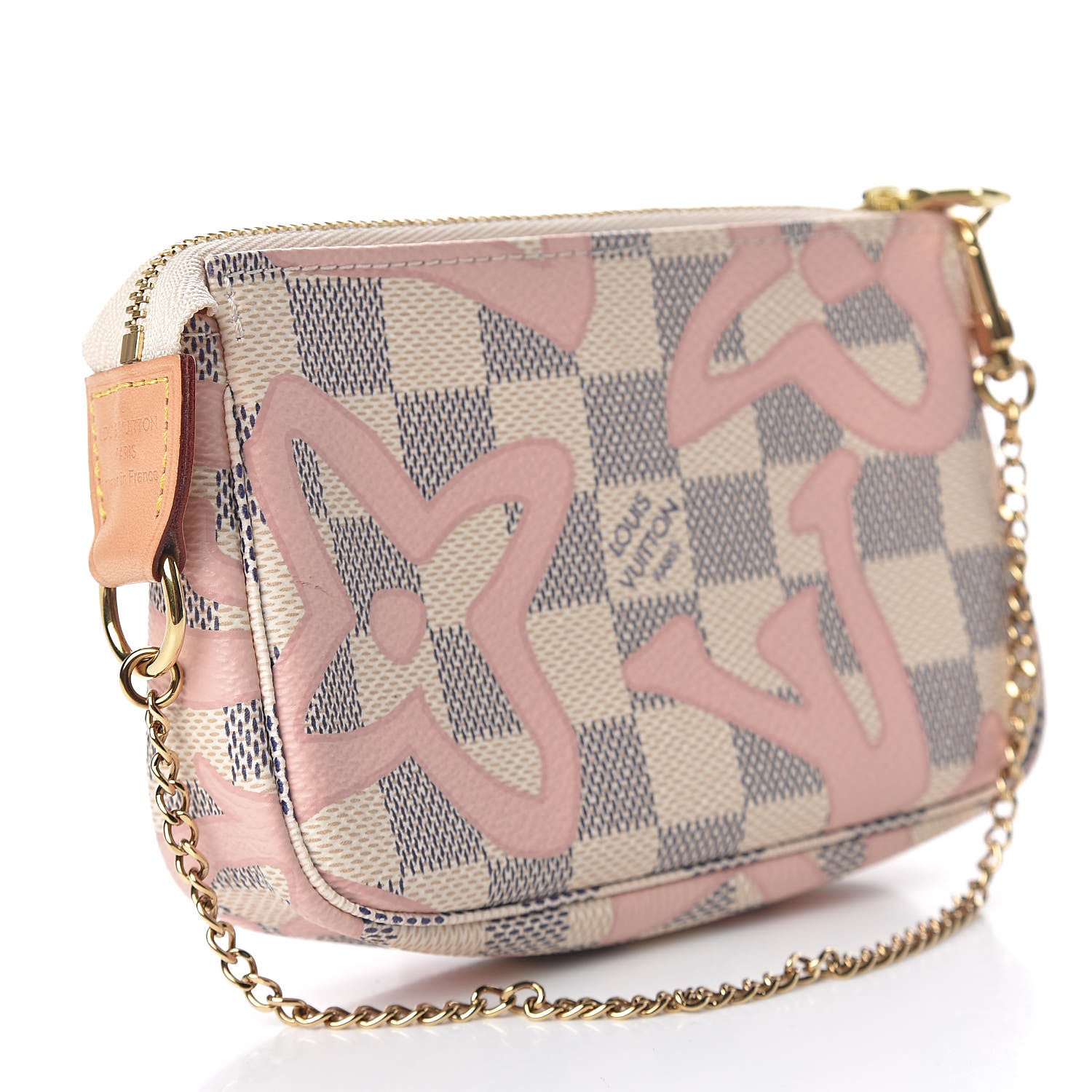 Louis Vuitton Damier Azur Tahitienne Mini Pochette Accessories 3 of 8
