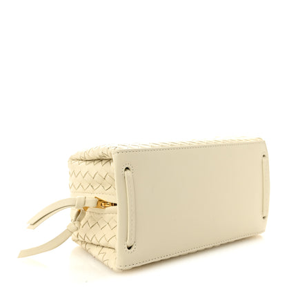 Bottega Veneta Nappa Intrecciato Tokyo Top Handle Bag Sea Salt 4 of 10