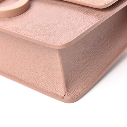 Christian Dior Ultra Matte Grained Calfskin 30 Montaigne Flap Bag Blush 8 of 10