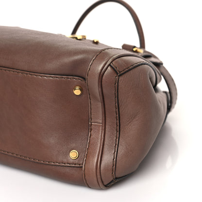 Gucci Calfskin Medium GG Running Tote Brown 9 of 10