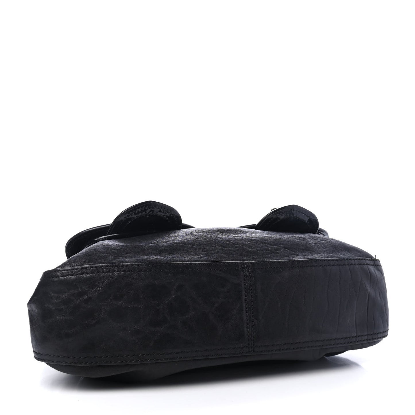 Nappa Patent B Bag Black