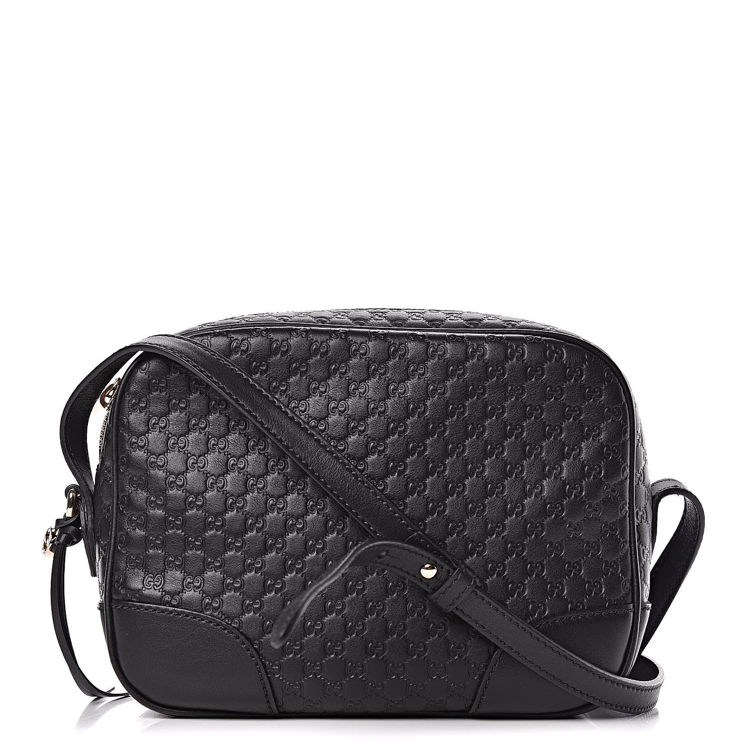 Gucci Microguccissima Mini Bree Messenger Bag Black 1 of 11
