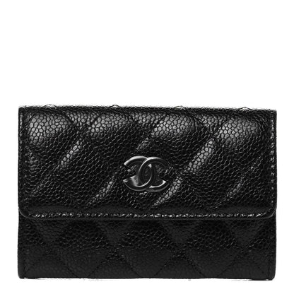 Chanel Caviar Quilted Incognito Flap Card Holder Black 1 of 4