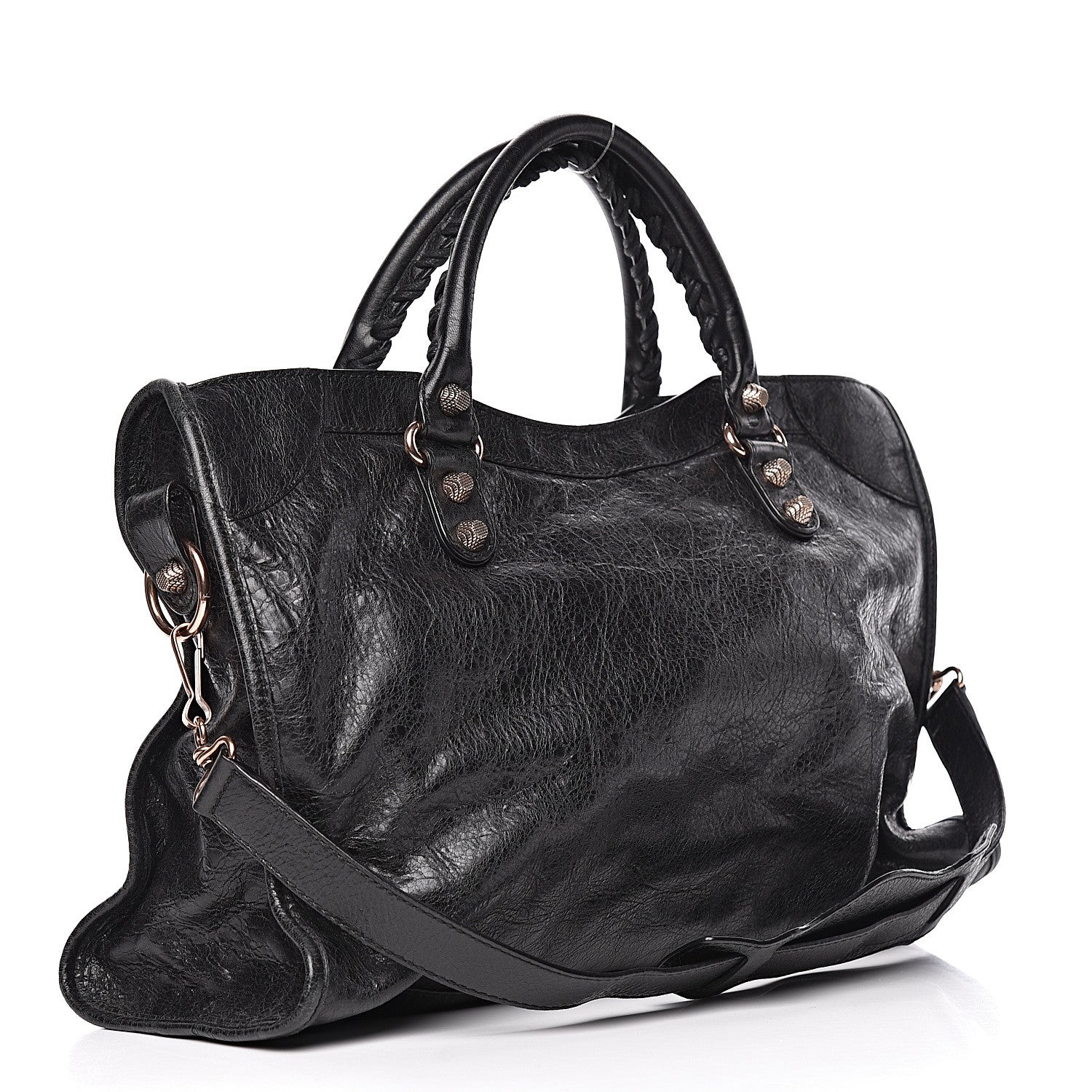 Balenciaga Agneau Giant 12 Rose Gold Hardware City Black 3 of 10