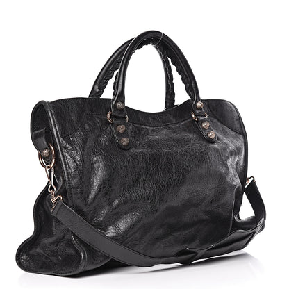 Balenciaga Agneau Giant 12 Rose Gold Hardware City Black 3 of 10