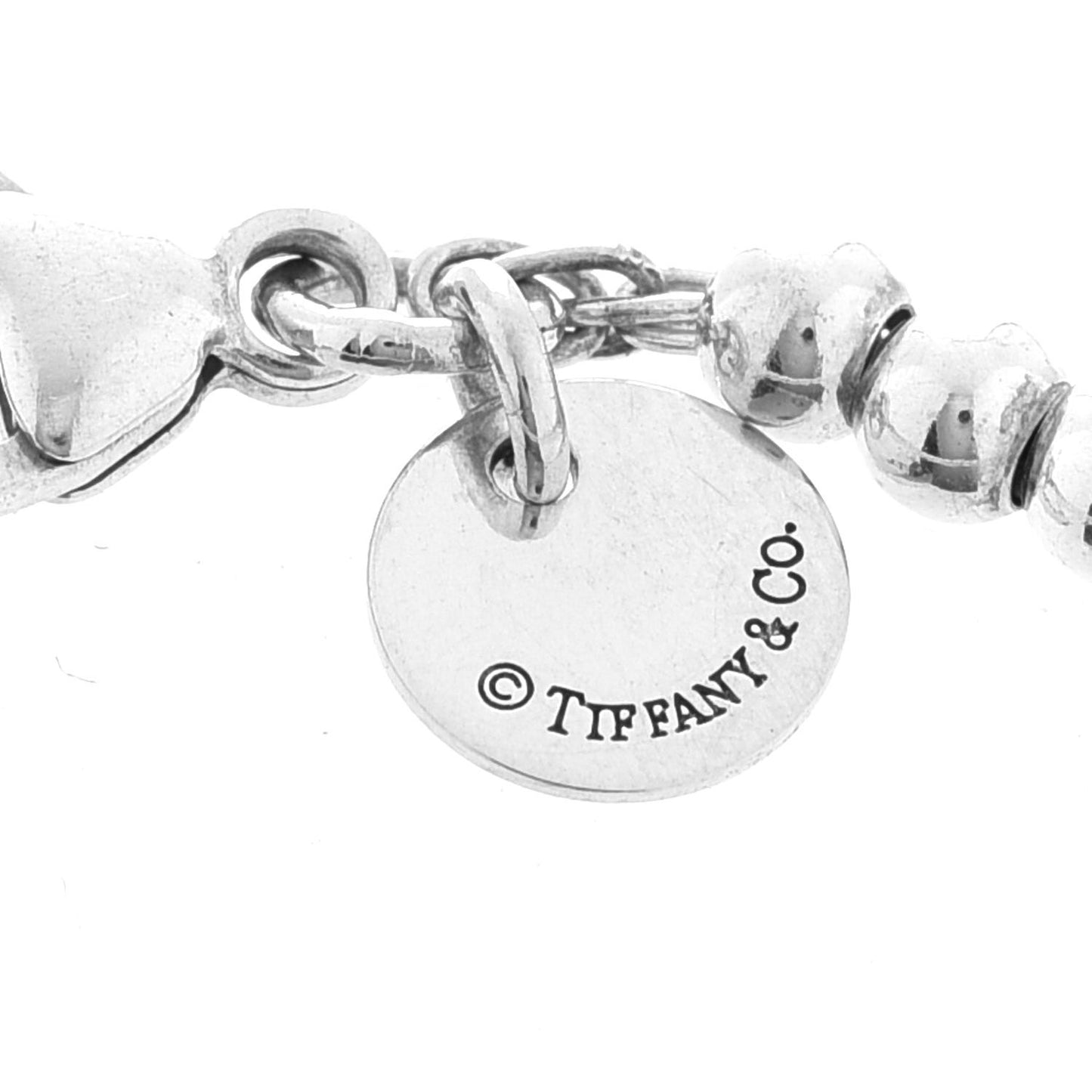 Sterling Silver 3mm Return to Tiffany Heart Lock Bead Bracelet