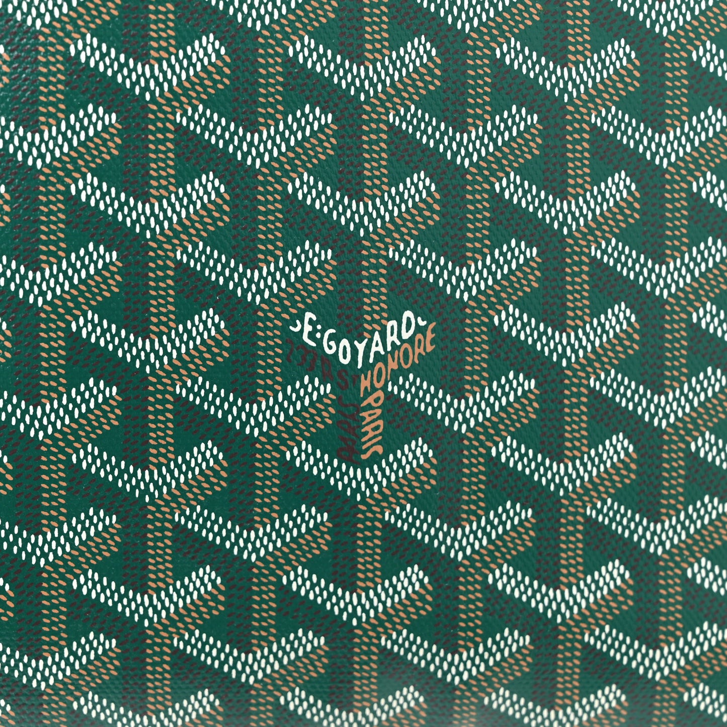 Goyardine Sainte Marie Soft Clutch Green