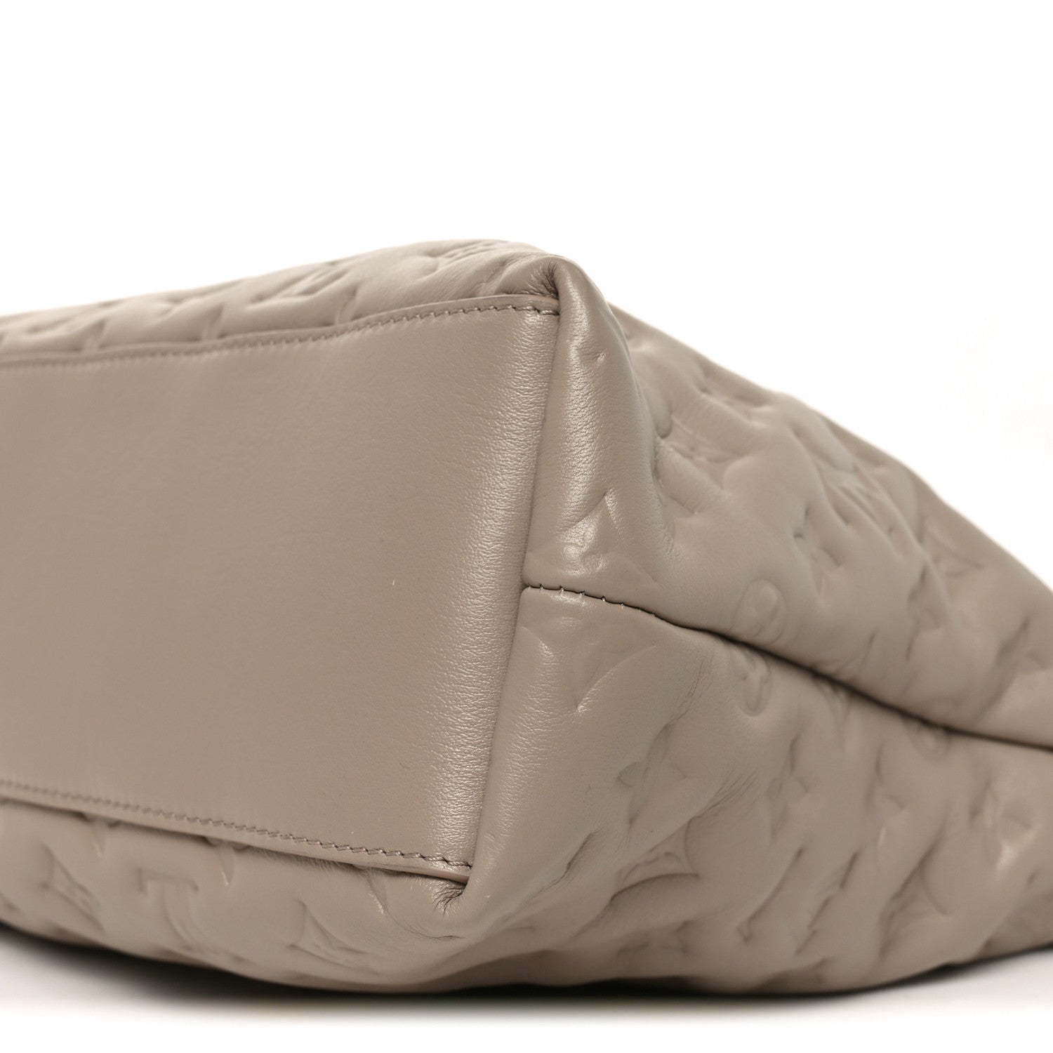 Louis Vuitton Lambskin Embossed Monogram Coussin Hobo MM Galet 10 of 10