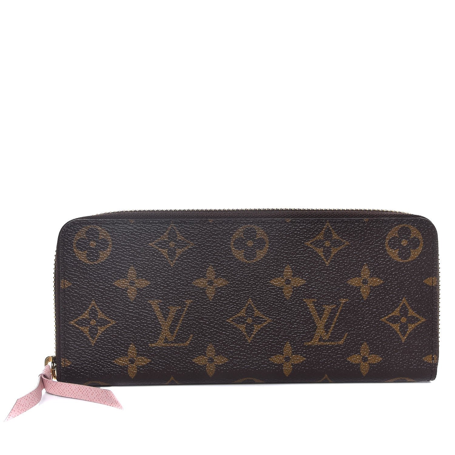 Louis Vuitton Monogram Clemence Wallet Rose Ballerine 1 of 7