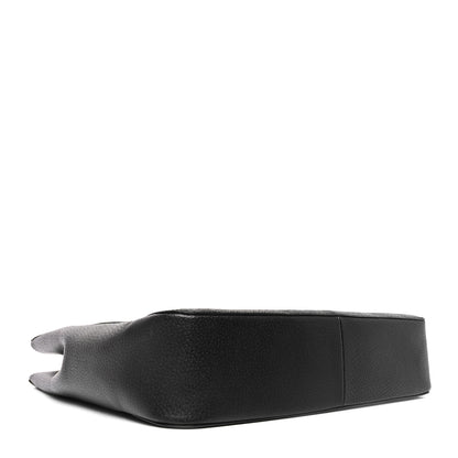 Gucci Pigskin Cinghiale Bamboo Tote Black 4 of 10