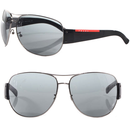 Prada Aviator SPR 54E Sunglasses Black 1 of 5