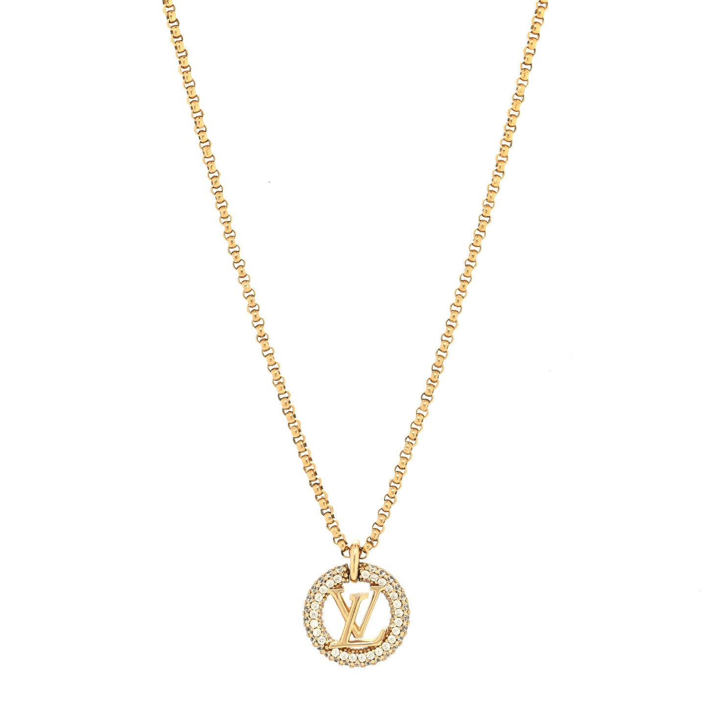 Metal Crystal Louise By Night Necklace