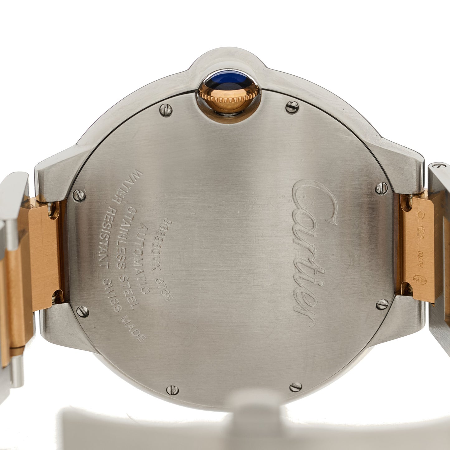 Stainless Steel 18K Pink Gold 42mm Ballon Bleu De Cartier Automatic Watch