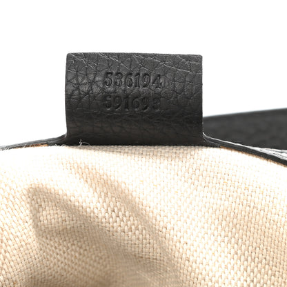 Gucci Pebbled Calfskin Large Soho Hobo Black 7 of 11