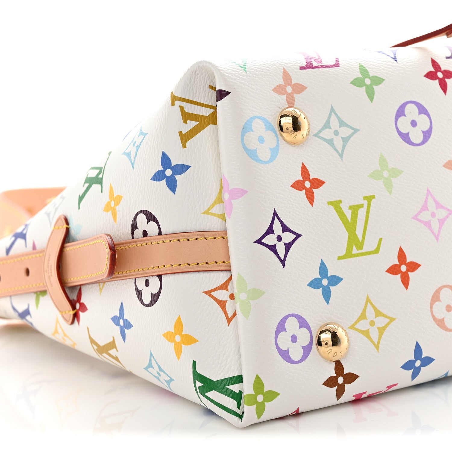 Louis Vuitton LV X TM Monogram Multicolor CarryAll PM White 10 of 11