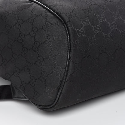 Gucci Nylon Monogram Slim Backpack Black 8 of 10