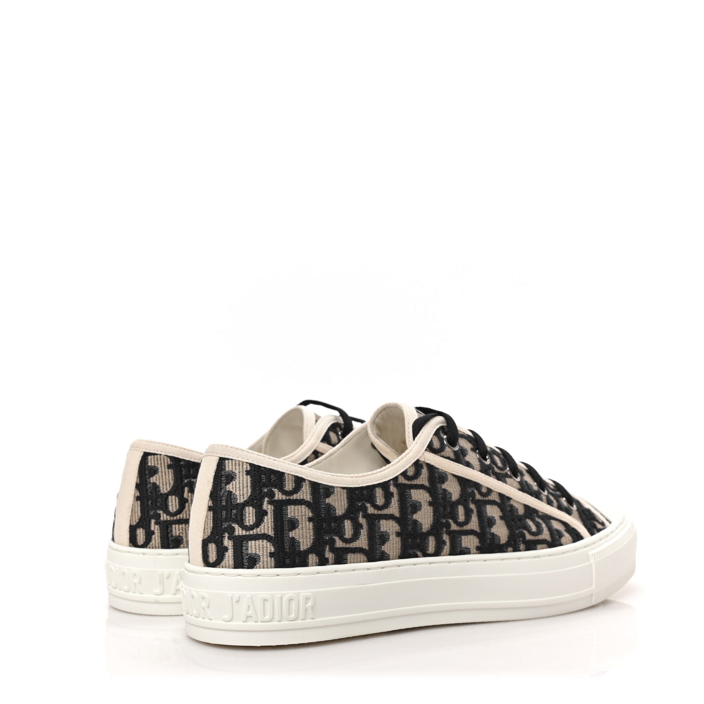 Canvas Oblique Walk'N'Dior Low Top Sneakers 41 Deep Blue