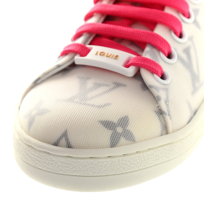 Louis Vuitton Technical Fabric Calfskin Monogram Frontrow Sneakers 35.5 Pink 10 of 10