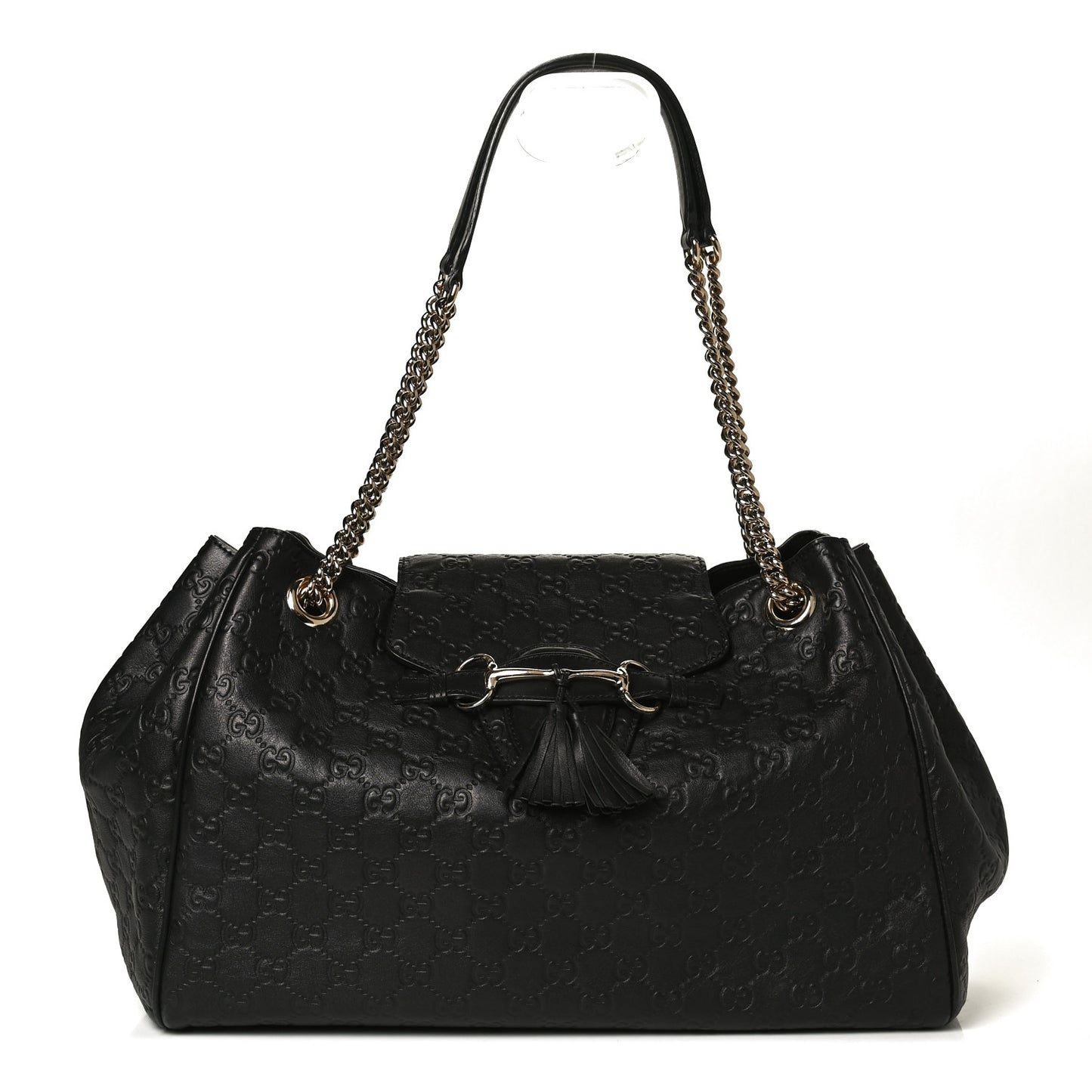 Guccissima Emily Chain Shoulder Bag Black