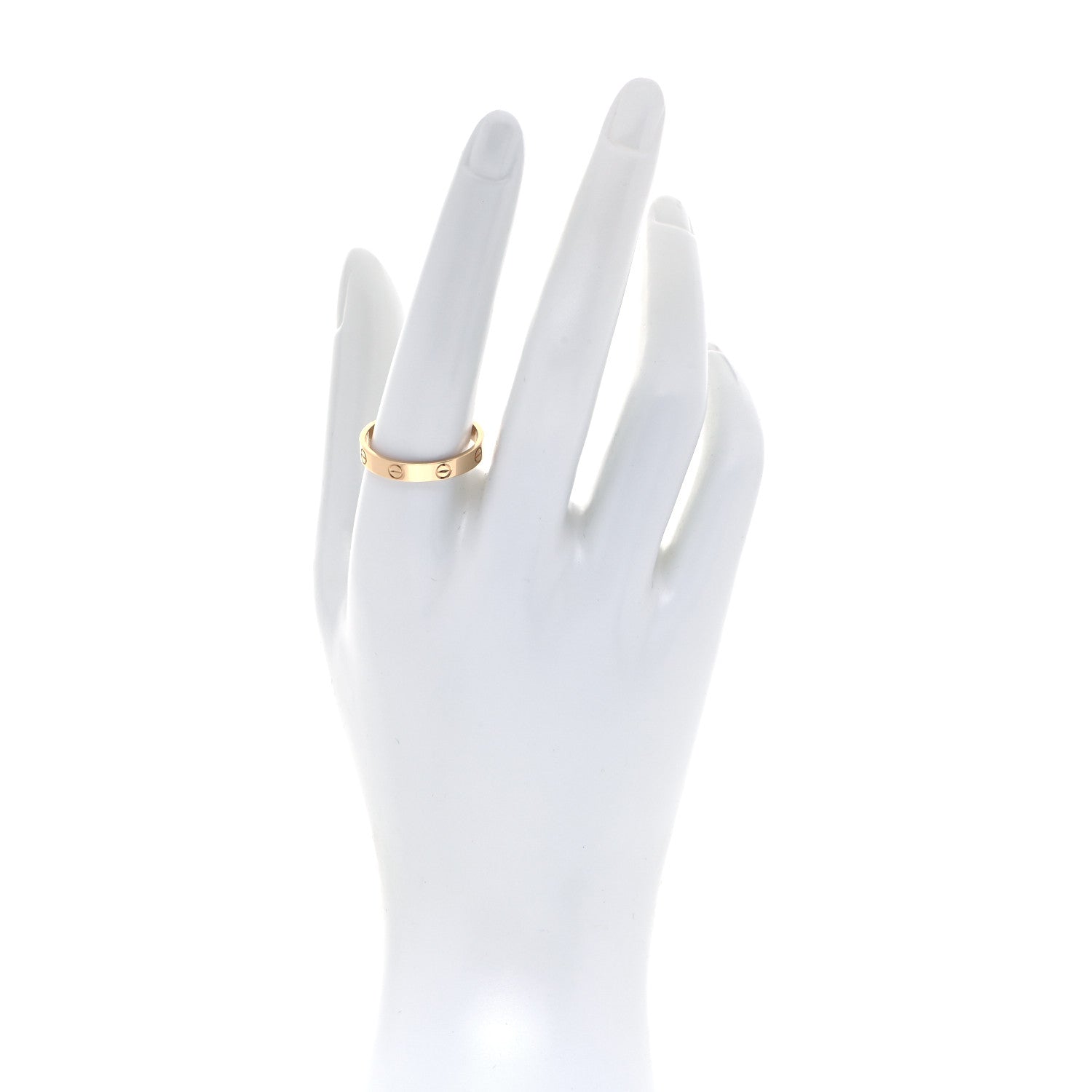 Cartier 18K Yellow Gold 3.5mm LOVE Wedding Band Ring 62 10 2 of 4