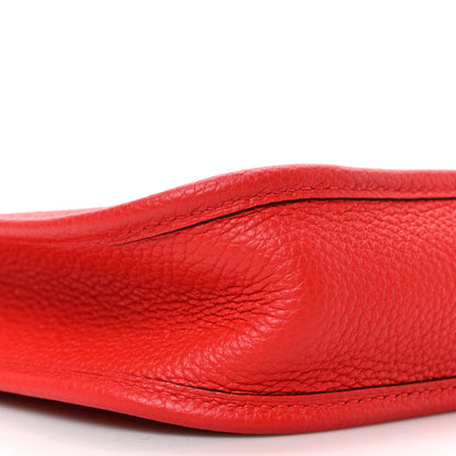 Hermes Taurillon Clemence Evelyne TPM Rouge Tomate 7 of 8