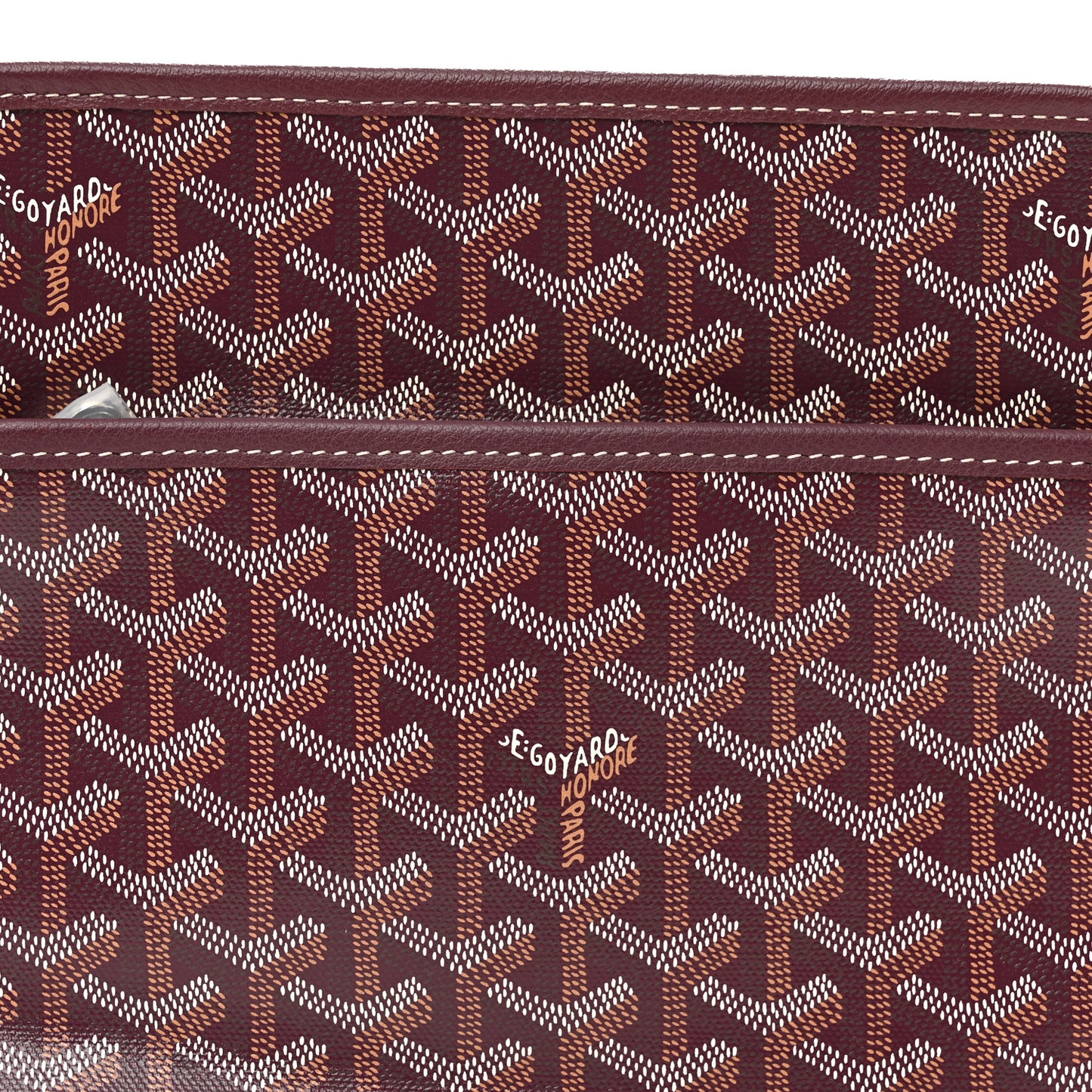 Goyardine Jouvence GM Toiletry Pouch Burgundy