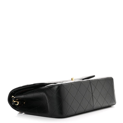 Chanel Lambskin Quilted Jumbo Double Flap Black 3 of 10