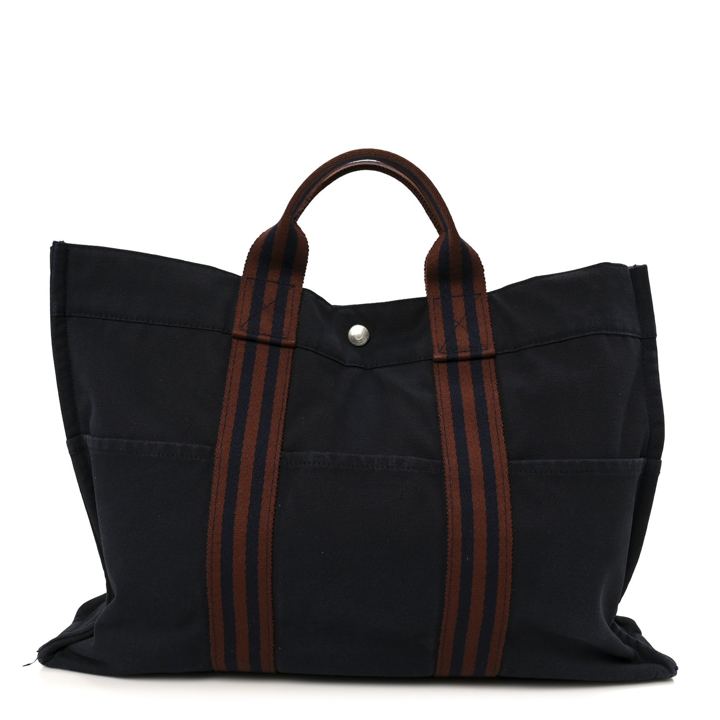 Canvas Herline Tote MM Navy