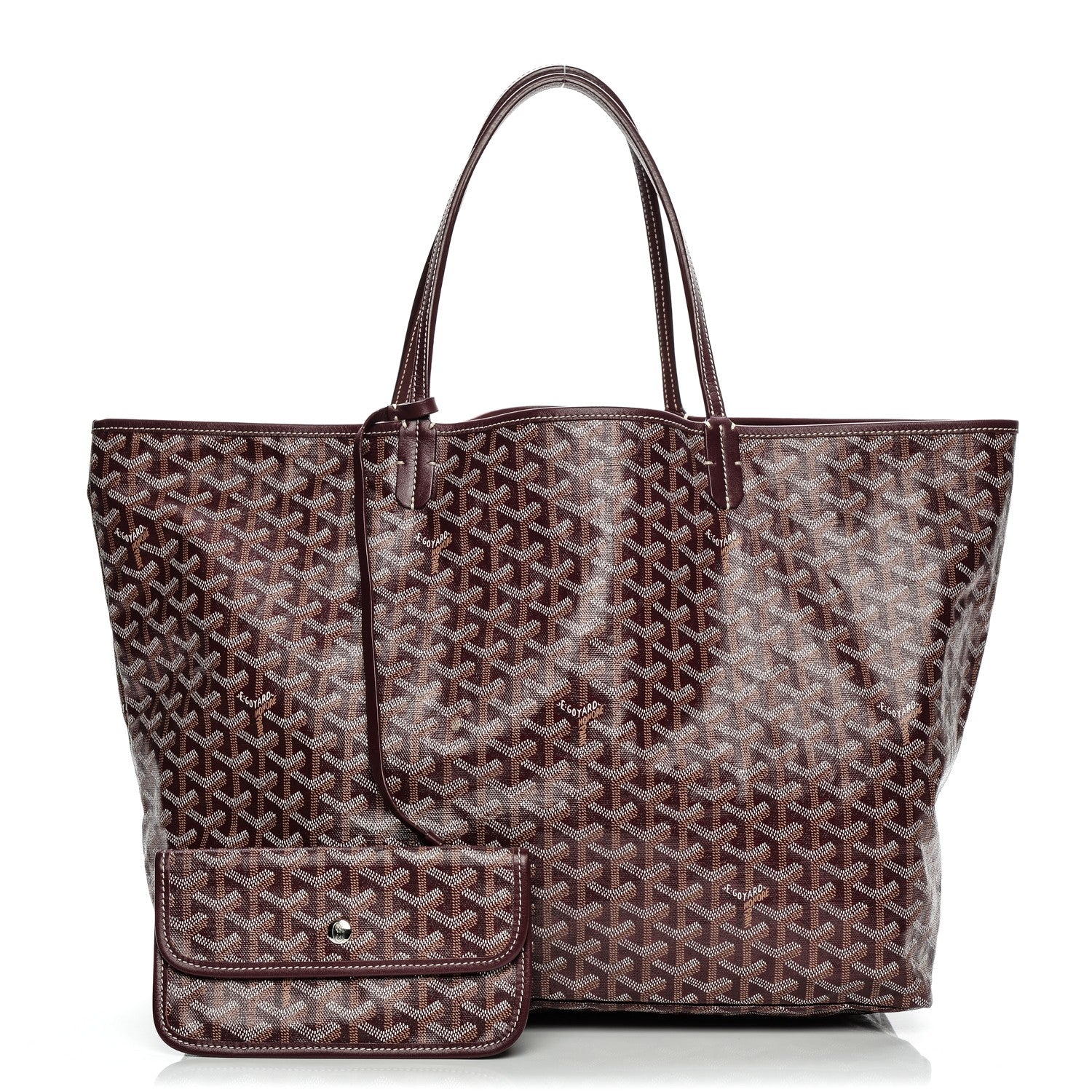 Goyard Goyardine Saint Louis GM Burgundy 1 of 8
