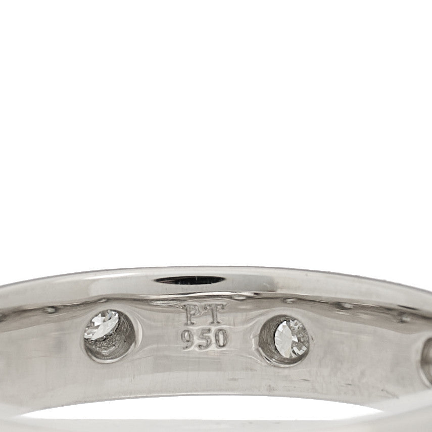 Platinum Diamond 4mm Etoile Band Ring 50 5.25