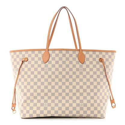 Louis Vuitton Damier Azur Neo Neverfull GM Rose Ballerine 3 of 24