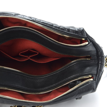 Chanel Lambskin Quilted Bowling Bag Black 4 of 10