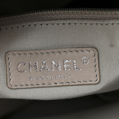 Chanel Glazed Lambskin Quilted Large Stravinsky Tote Black 8 of 12